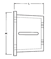Dimensional Drawing for 40 Series Pump/Motor Adapters