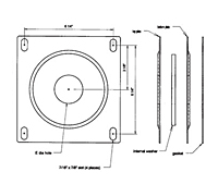Dimensional Drawing for Flange Kits (SFL-40)