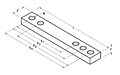 Dimensional Drawing for Motor Bars