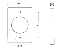 Dimensional Drawing for Weld Flange Risers