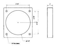 Dimensional Drawing for Suction Flange Riser