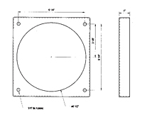 Dimensional Drawing for Large Suction Flange Riser